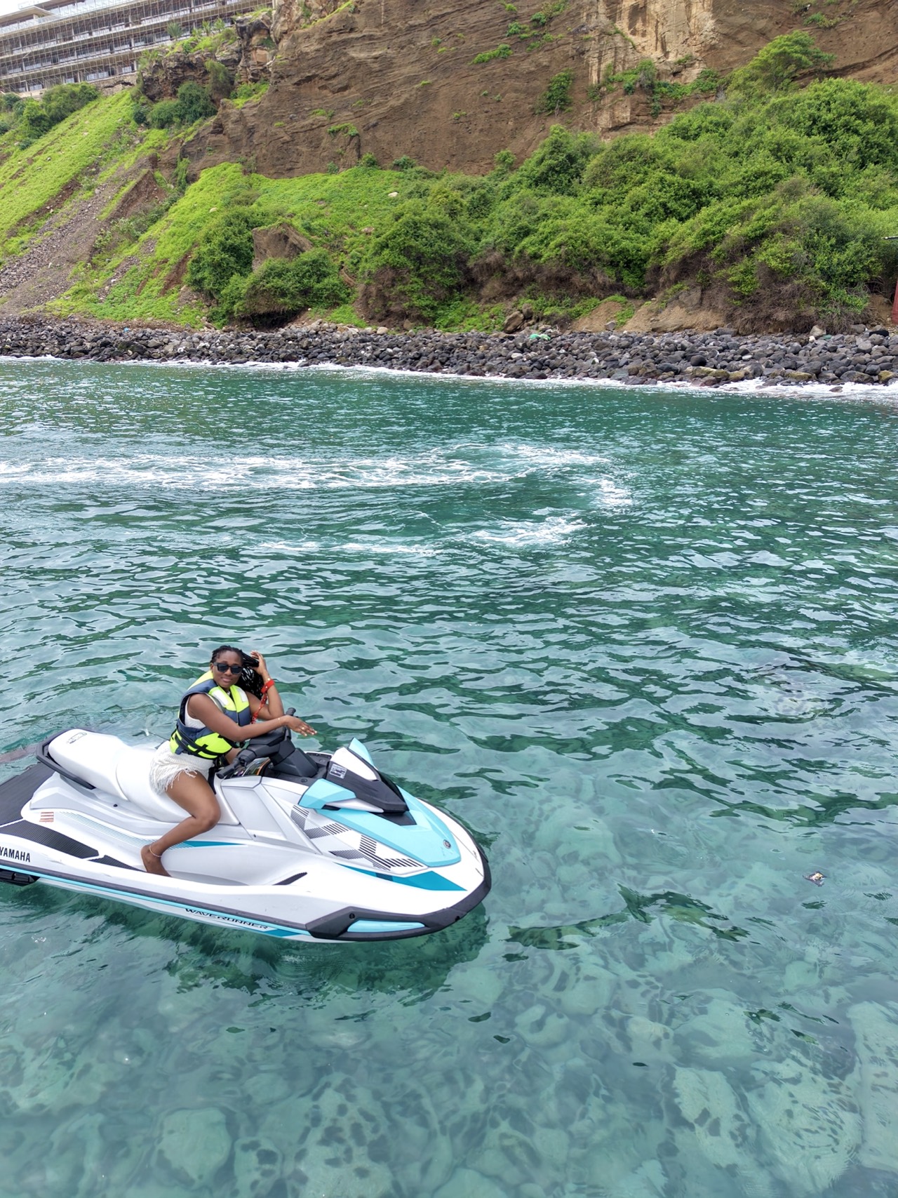 Jet ski au large