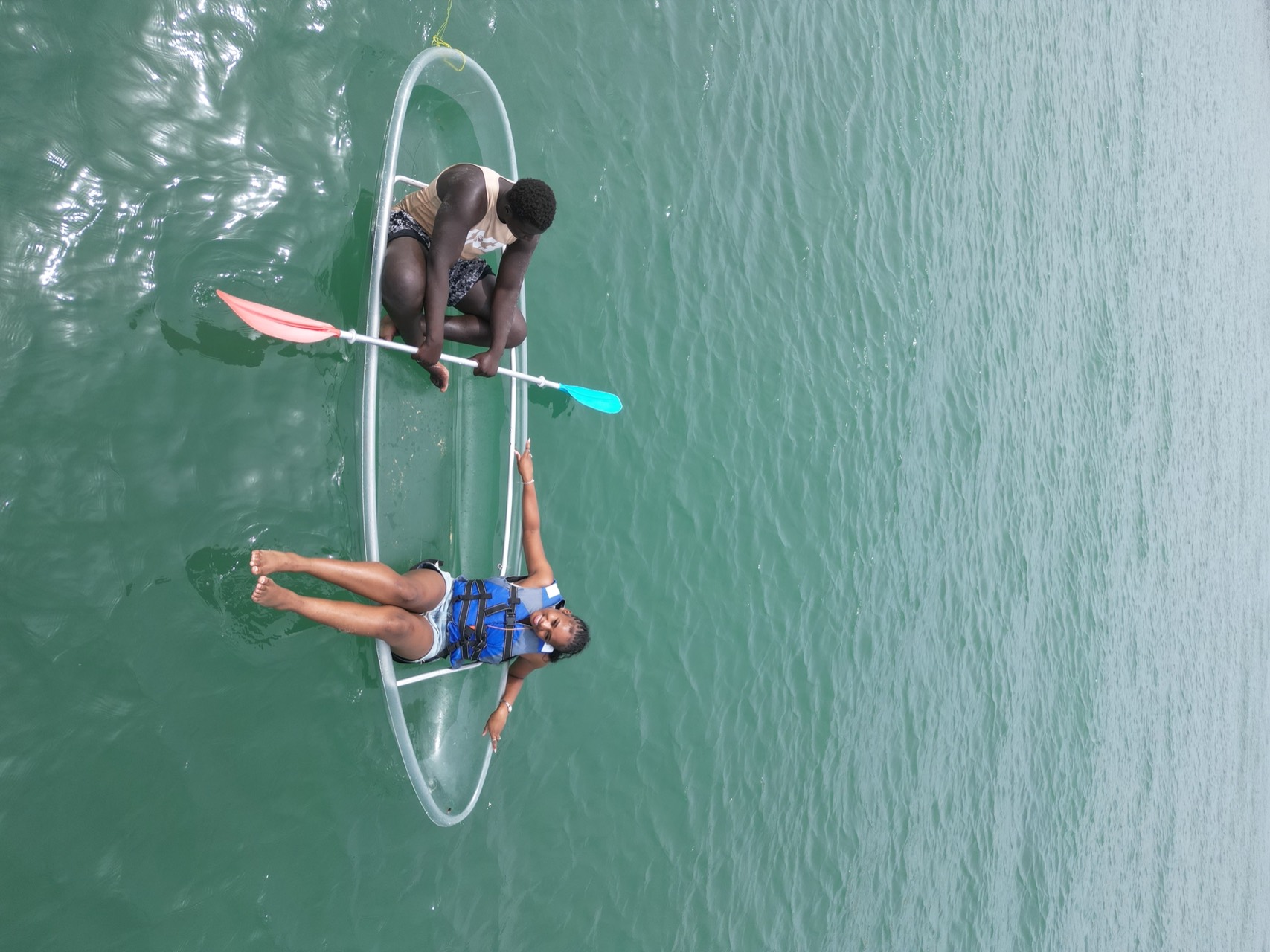Duo en kayak